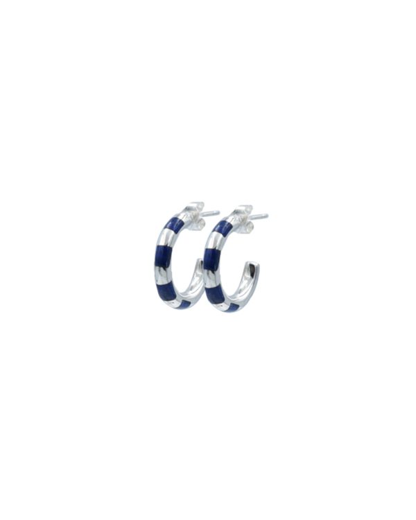 Aro Argolla N°3 – GeoPiedra joyería en plata y lapislázuli