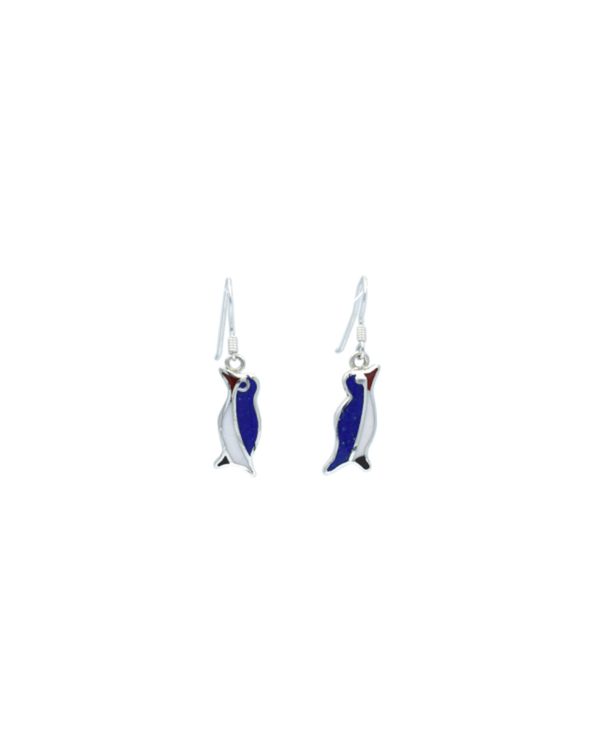 Aro Colgante Pingüino – aro de plata 925, GeoPiedra