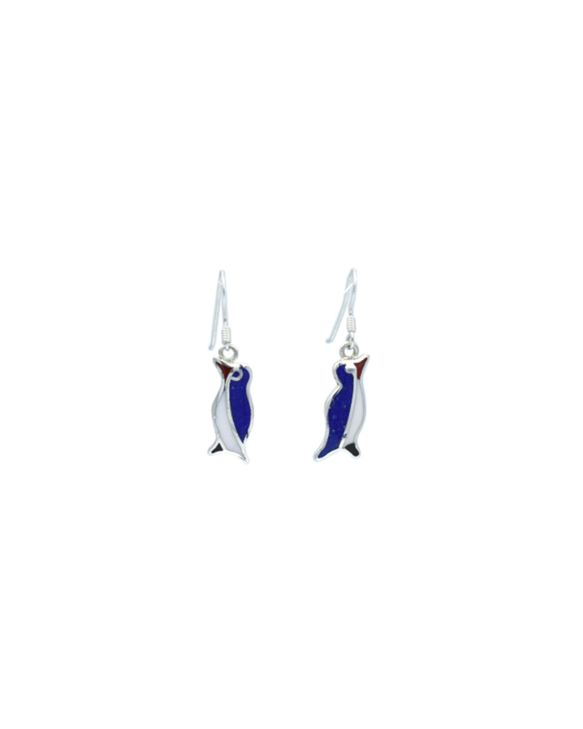 Aro Colgante Pingüino – aro de plata 925, GeoPiedra