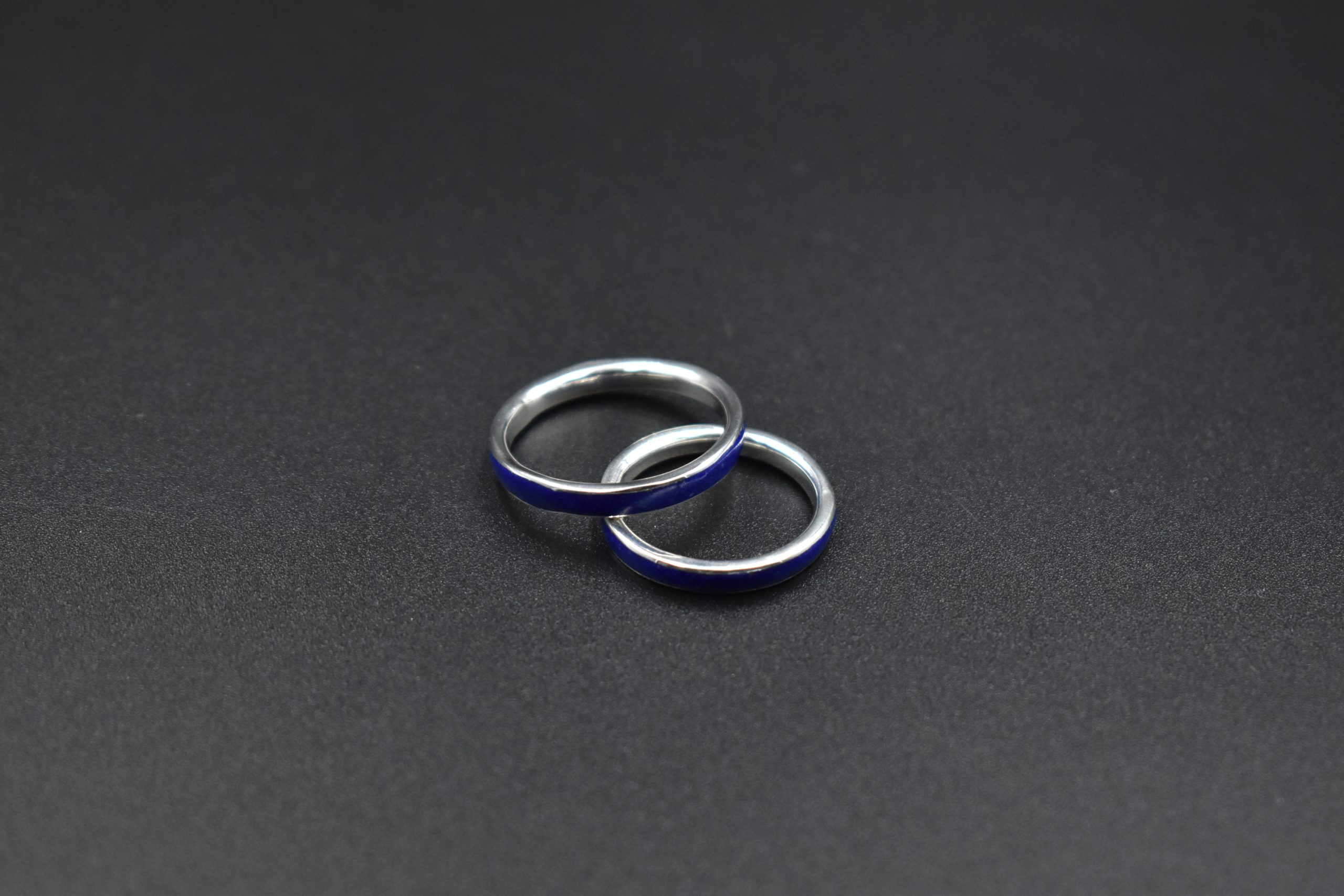 Anillos de plata con lapislázuli